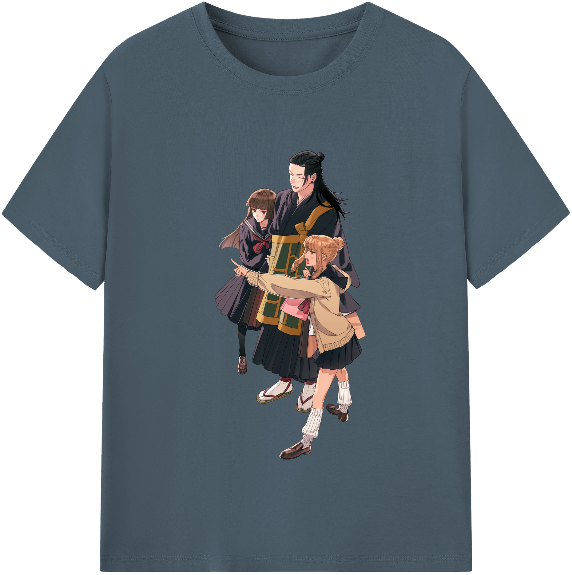 （画像用） 呪術廻戦 Jujutsu Kaisen 綿100％半袖Tシャツ（フロントプリント）